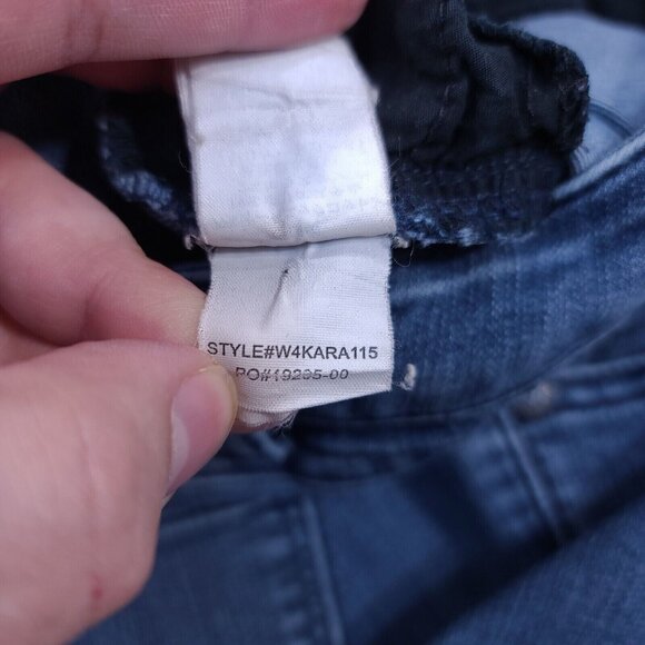 Prana Breathe Womens Kara Jeans Size 2 Blue Wash Low Rise Narrow Straight Pants - Picture 9 of 9